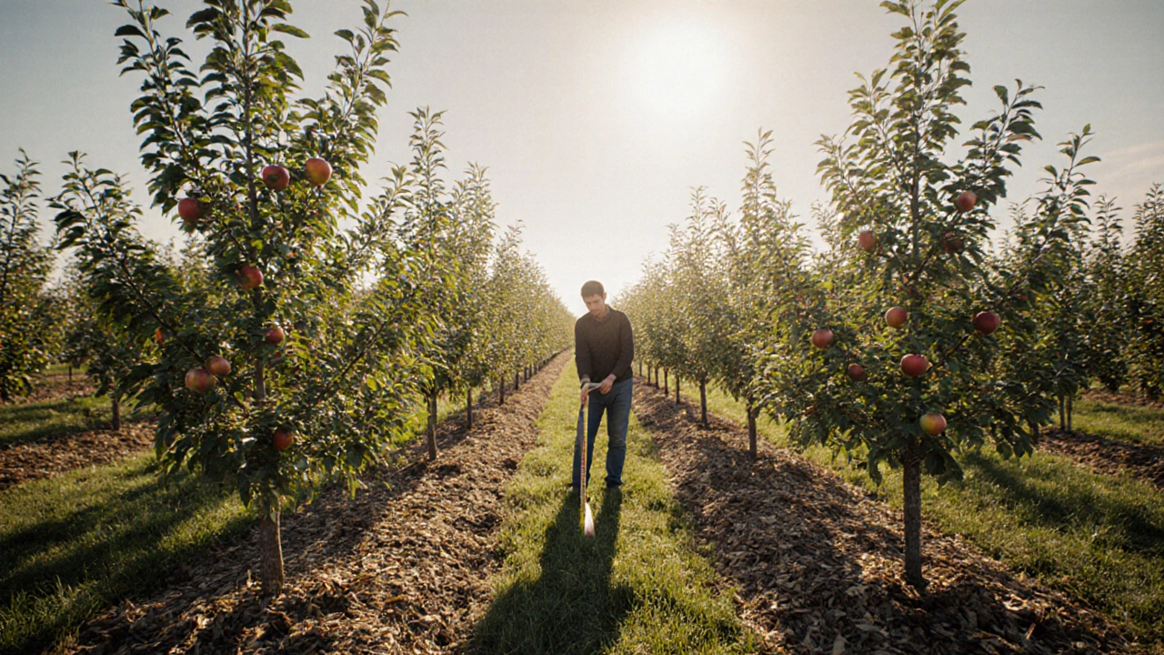 На каком расстоянии друг от друга сажать яблони: правильная схема посадки для хорошего урожая
