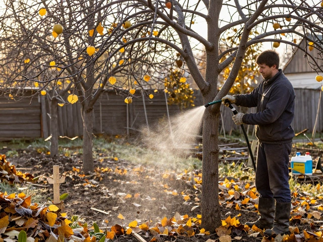 Чем обработать сад осенью в октябре: пошаговая инструкция для защиты растений от зимних вредителей