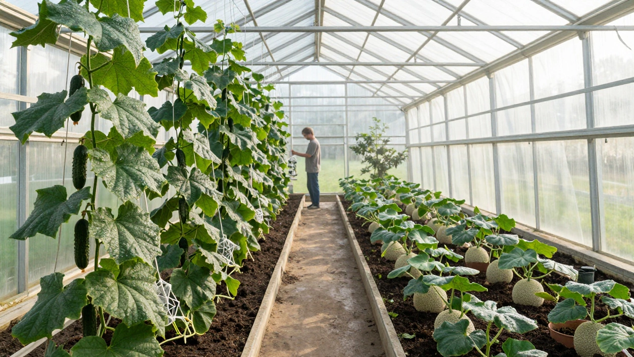 Можно ли сажать огурцы и дыни в одной теплице: правила совместного выращивания