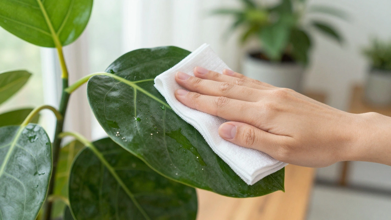 Чем протирать листья растений от вредителей: лучшие средства и методы