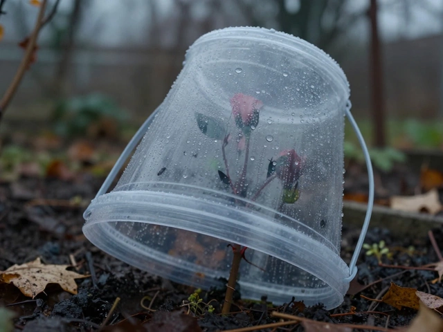 Укрытие роз ведрами на зиму: стоит ли так делать и какие есть альтернативы